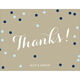 Navy Confetti Thank You Note Cards Image 3 of 3